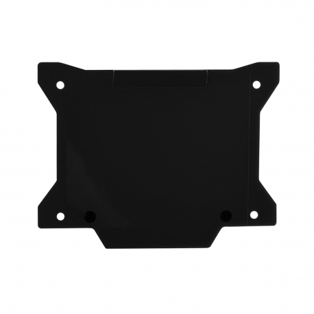 Placa Porta Número Plastico Carbono